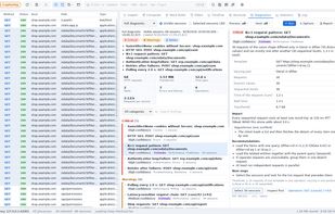 Diagnostics with prioritised findings