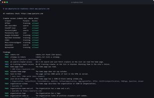 QueryRev AI Readiness screenshot 1