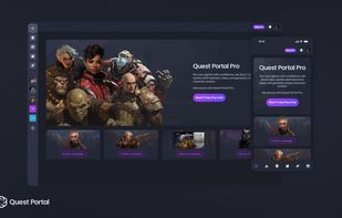 Quest Portal on desktop web and mobile