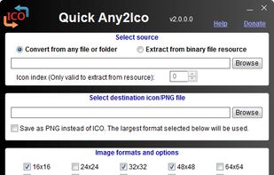 Quick Any2Ico screenshot 1
