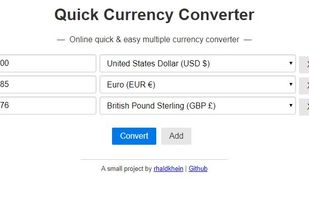 Quick Currency Converter screenshot 1