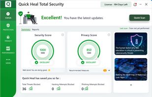 Quick Heal Total Security screenshot 1