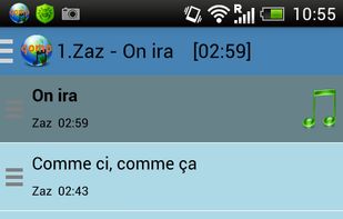 Quick(Qt) Online Music Player screenshot 1