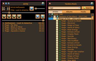 Quick(Qt) Online Music Player screenshot 2