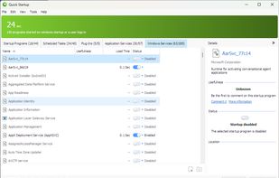 Quick Startup screenshot 1
