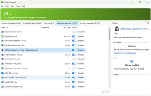 Quick Startup screenshot 1