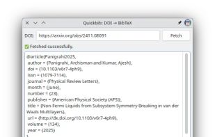 QuickBib screenshot 2