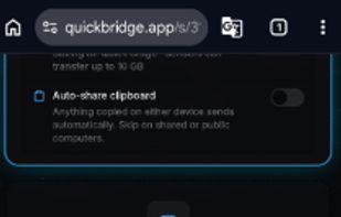 QuickBridge screenshot 2