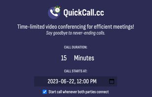 QuickCall.cc screenshot 1