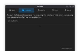 QuickDAV screenshot 1