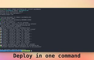 Deploy in one command