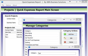 QuickExpensesReport screenshot 1