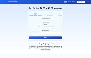 QuickFaxSend screenshot 1