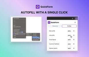 QuickForm - Autofill Forms Quickly screenshot 2