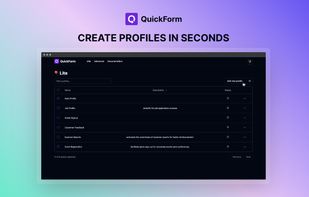 QuickForm - Autofill Forms Quickly screenshot 1