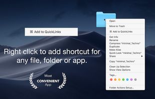 QuickLinks screenshot 2