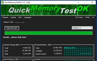 QuickMemoryTestOK screenshot 1