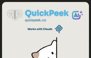 QuickPeek turns any website into a narrated demo video