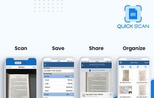 Scan, save, share, and organize documents instantly