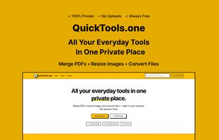 QuickTools.one home page