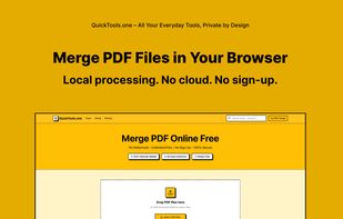PDF merge tool
