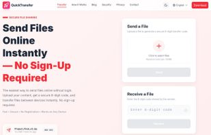 QuickTransfer screenshot 1