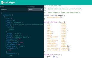 Convert JSON into gorgeous, typesafe code in any language.
Generate models and serializers from JSON, schema, and GraphQL for working with data quickly & safely in any programming language.