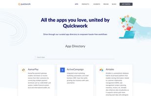 1,000s of business and consumer apps curated to quickly build automated workflows. Explore our constantly growing App Directory.