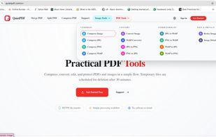 An overview of the image optimization and conversion suite, featuring batch image compression, WebP/JPG/PNG conversion, and EXIF metadata stripping.