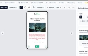 Lesson Editing in QuikAuthor