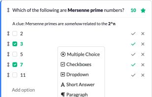 Build powerful quizzes