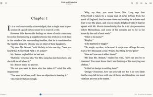 Two-page reading view in Chrome