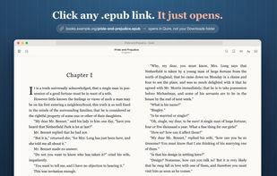 Quire EPUB Reader screenshot 1