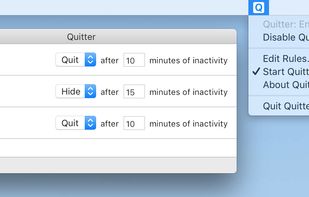 Quitter screenshot 1