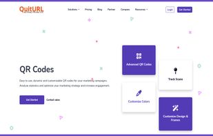 QuitURL is the Best QR Code Generator Tool, offering dynamic, customizable, and easy-to-use QR codes designed to boost your marketing campaigns. With advanced features like scan tracking, color customization, and unique design frames, QuitURL helps businesses and creators create engaging QR codes that not only look professional but also provide actionable insights. By analyzing scan statistics...