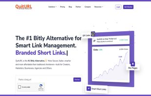 QuitURL is the Best URL Shortener Tool for anyone looking for a secure, fast, and affordable solution to manage and brand their links with ease. Built by Deep Thinkar LLC, QuitURL goes beyond simple shortening by offering powerful features like branded short links, bio pages, QR codes, smart analytics, custom domains, and advanced targeting options. Whether you’re a creator, marketer, business....