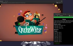 Use the Quizmaster app to generate individual codes for each contestant to have complete control over who is allowed to join the game. Or use one global code to open the game up to any user.