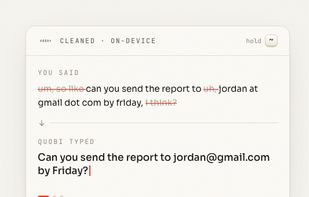 Quobi screenshot 1