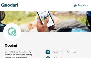 Profile page in browser