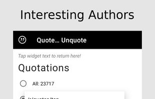 Quote - Unquote screenshot 1