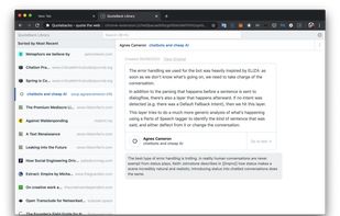 Quotebacks screenshot 1