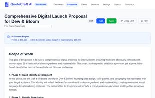 QuoteCraft AI screenshot 1
