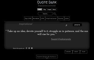 QuoteDark screenshot 1