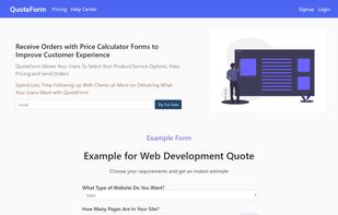 QuoteForm screenshot 1