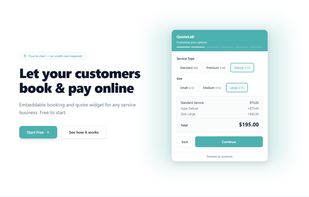 Start collecting online bookings and payments in under 5 minutes.