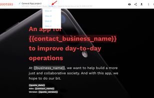 Quoters screenshot 1