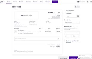 Quotingbill.com screenshot 1