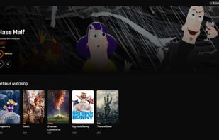 Desktop app: Home with what to watch next
