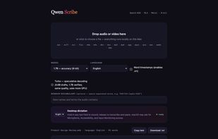 Qwen Scribe screenshot 1