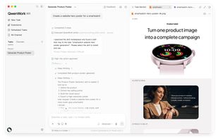 QwenWork screenshot 2